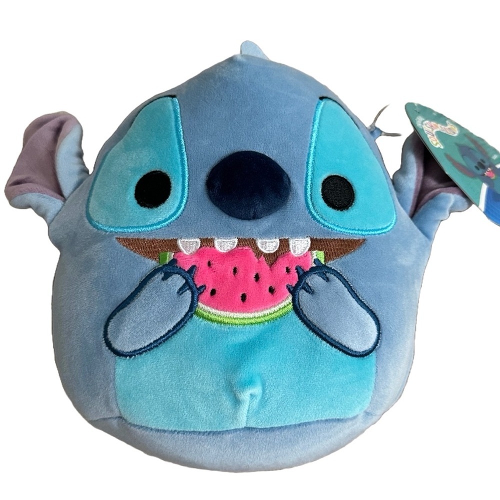 NWT Stitch Eating Watermelon Squishmallow Disney